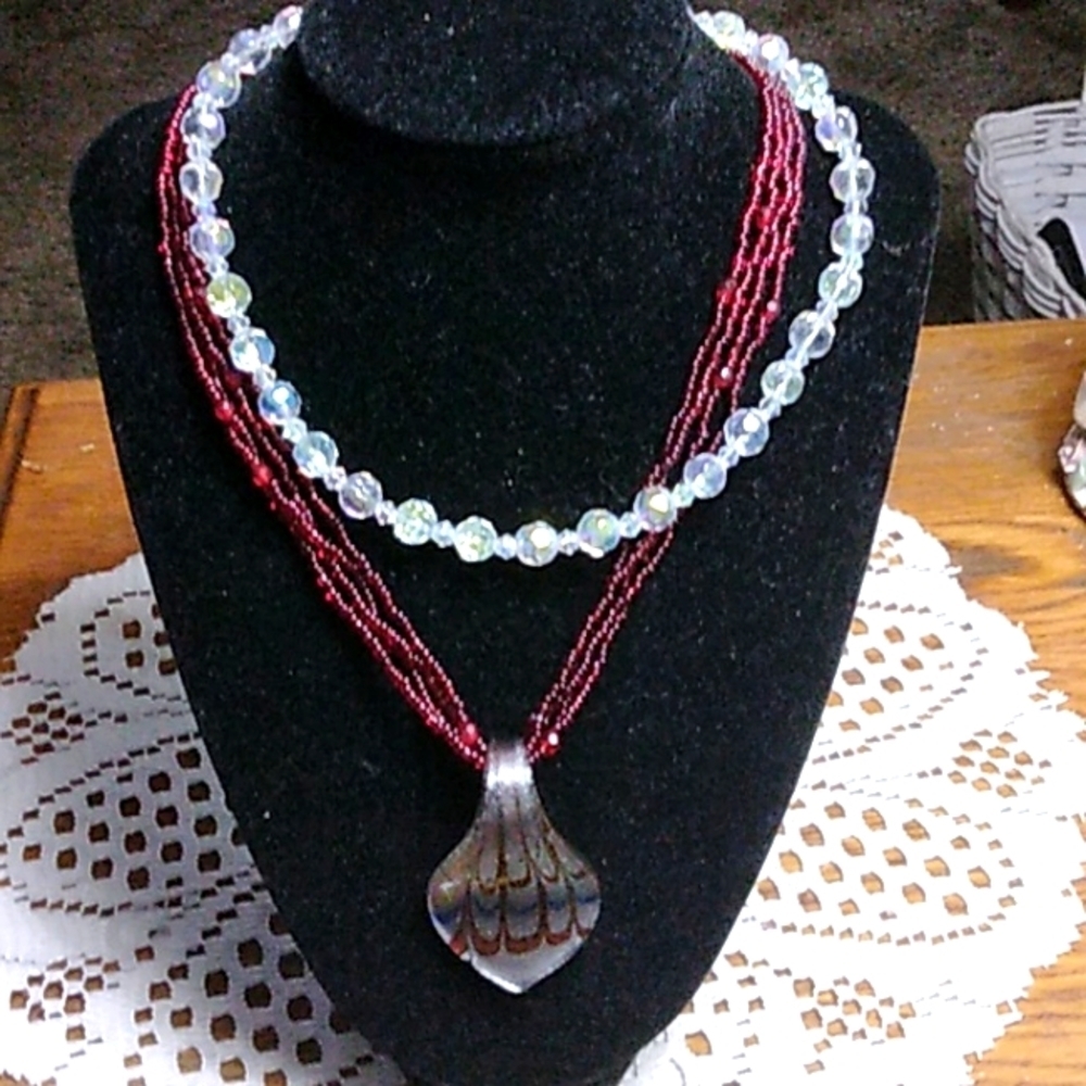 (Any 2 for $12) Set of 2 fashion necklaces